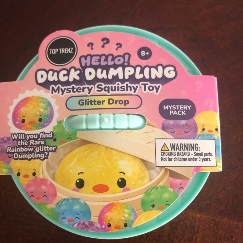 Top trenz rainbow glitter duck dumpling rare new - Picture 5 of 10